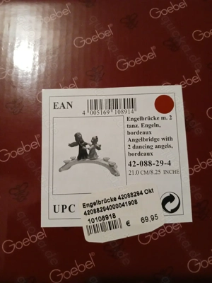 Goebel- Engelbrücke mit 2 tanzenden Engeln - gebraucht- Bild 7