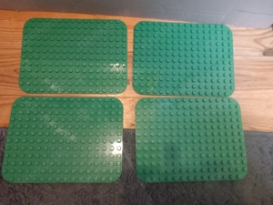Lego Duplo 4 Bauplatten 16x12, 13 Bauplatten 4 flache Bausteine