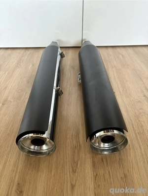 Harley Davidson Softail Breakout BJ 2020 Original Endtöpfe Schwarz