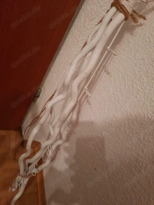 DIY Deko Holz mit Schnur zum aufhängen und Haken Bild 2