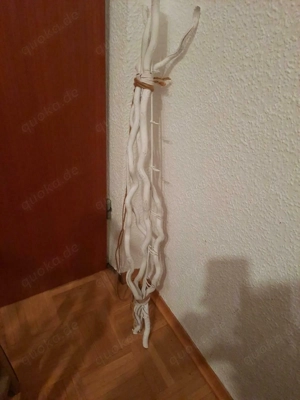 DIY Deko Holz mit Schnur zum aufhängen und Haken