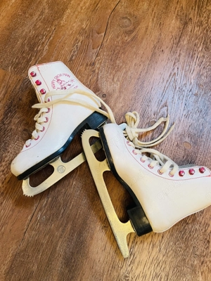 Eiskunstlauf Schlittschuhe Kinder, weiß, Größe 29 von SLM