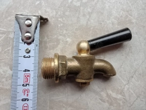 Kleiner 3 8" Wasserhahn aus Messing für Töpfe, Samowar etc. Bild 6