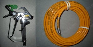 Wagner ganz leicht  gebr. VectorPro Airless Pistole mit HEA Düse 517 + 15m-Schlauch DN6 270bar, neu