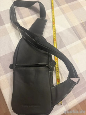 Echt leder bauchtasche