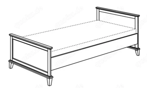 Paidi Sophia Traumbett weiß (100x200cm)