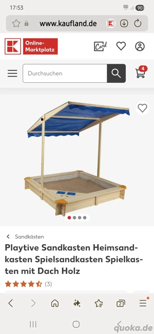 Sandkasten zu verschenken