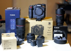Canon EOS C80 - 4 RF Lenses