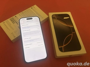 Apple iPhone 16 Pro - 128 GB - Desert Titanium (Ohne Simlock) Wie Neu