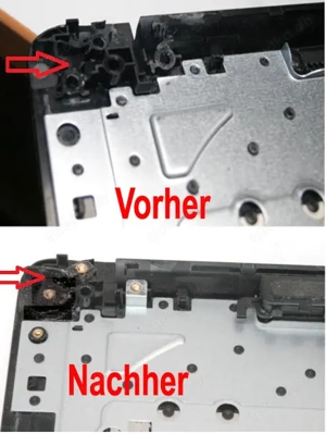 Warum Scharniere bei Notebooks aus- oder abbrechen