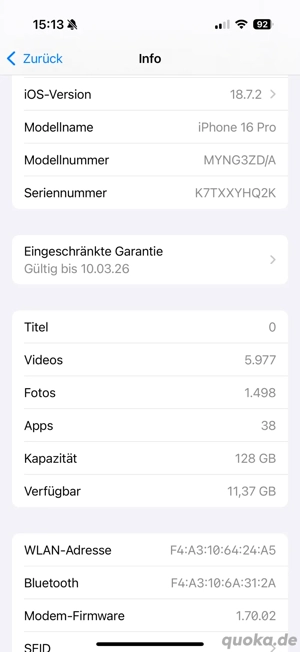 Apple I Phone 16 Pro