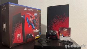 sony Playstation 5 spider man 2 Disk PS5 set mit Verpakung und controller mit kabel 