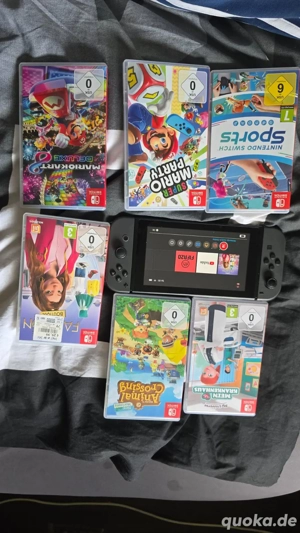 Nintendo switch 1 original spiel konsole 6 videospiel und verpakung 