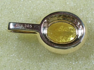 NEU: Anhänger 585 Gold mit Goldberyll - Heliodor Bild 3