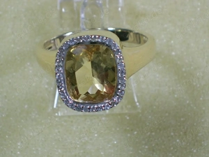 NEU: Anhänger 585 Gold mit Goldberyll - Heliodor Bild 6