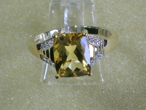 NEU: Anhänger 585 Gold mit Goldberyll - Heliodor Bild 7