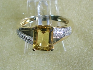 NEU: Anhänger 585 Gold mit Goldberyll - Heliodor Bild 8