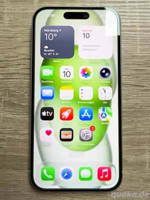 Apple iPhone 15 Grün neue telephon mit Verpakung und Zubehör