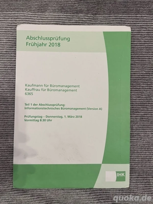 Abschlussprüfung IHK Büromanagement