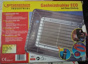 Gasheizstrahler ECO mit Piezo-Zündung