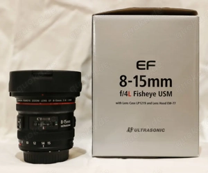 Objectif Canon EF 8-15mm f 4 Fisheye USM