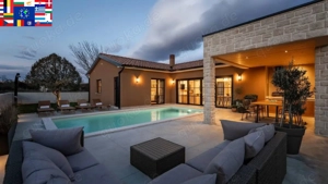  Istrien -   minj - Einstöckiges Haus mit Pool - Mit dem Auto von Tür zur Tür