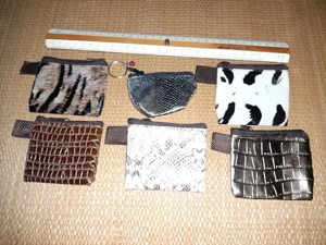 sechs kleine gemusterte Taschen   EINZELKAUF MÖGLICH