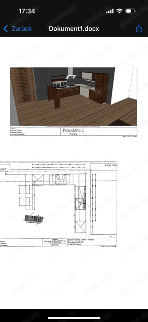 Nagelneue Einbauküche noch nicht ausgepackt 