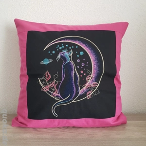 Kissen bestickt handmade