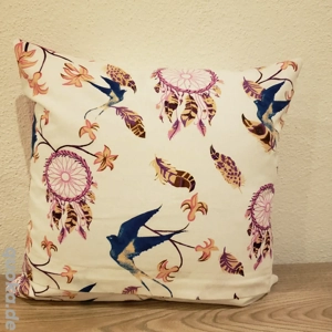 Kissen bestickt handmade 