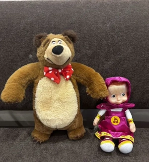 Teddybär Und Mascha