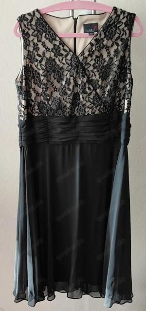 Elegantes Abendkleid, schwarz, Größe 48, Marke "Scarlett"