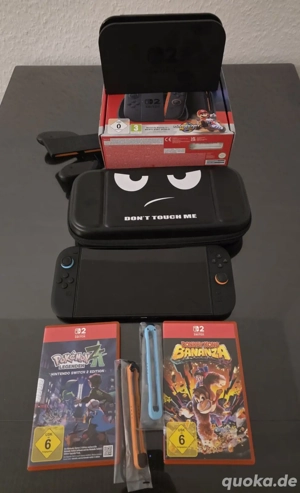 Nintendo Switch 2 Konsole 256GB mit OVP und 3 Spiele. Wie Neu