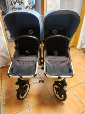 Bugaboo Donkey  Kinderwagen  Zwillingswagen mit viel Zubehör - Sehr guter Zustand - 