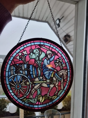 Glasbilder im Bleirahmen