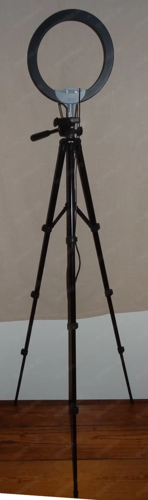 D UBeesize TR50 Stativ 110cm Telefon und Kamerastativ + Ringlicht 25cm ohne Zubehör