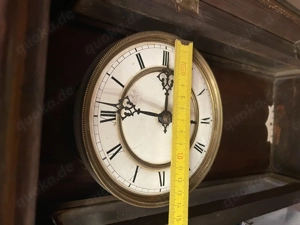 Regulator Klein Wanduhr Pendeluhr antik um 1900  Bild 7