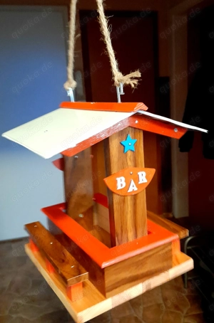 BAR  Futterhaus, Futterspender für Eichhörnchen und Vögel Das perfekte Geschenk für jeden Anlass   Bild 4