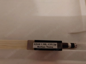 Geigenbogen Mathias Thoma rund silber Bild 3