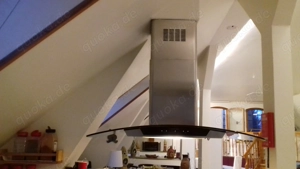 1 Dunstabzugshaube Marke Electrolux, Edelstahl, freihängend