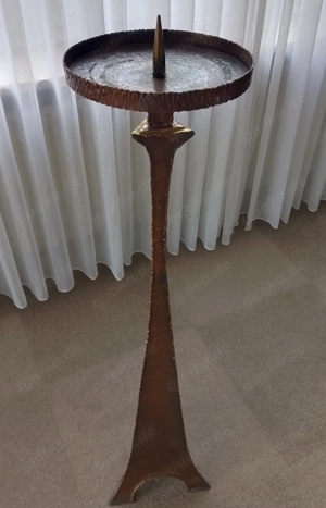 Großer Kerzenständer aus Massiv Kupfer