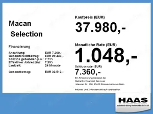 Porsche Macan Top Ausstattung, 8-Fach-Alu