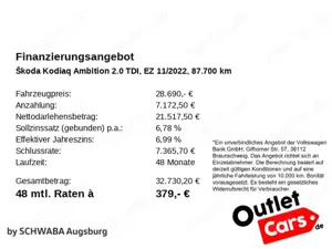 Skoda Kodiaq Ambition 2.0 TDI DSG 4x4 Bild 4