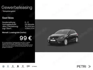 SEAT Ibiza Road Edition 1.0 TSI 85 kW *RFK*DSG*SH*