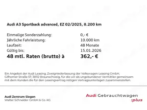 Audi A3 35 TFSI advanced LED Navi SHZ Bild 3