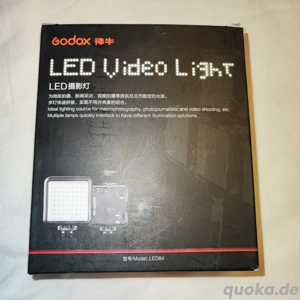 GODOX LED64 * Videoleuchte * Fotolampe * LED Licht