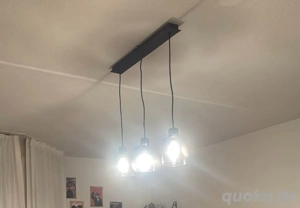 Hängeleuchte (schwarzen glas)