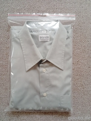 Gr. 43 44, Dorsch Hemd, grau, neuwertig 