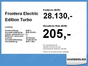 Opel Frontera Electric Edition *Navi*17''AluAllwetter* Bild 4