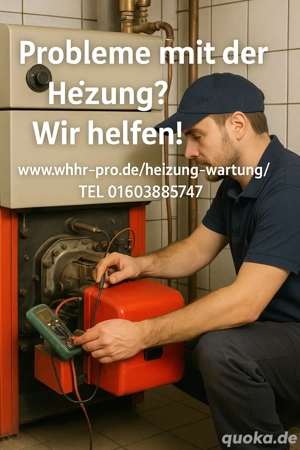 Heizung defekt. Wir kümmern uns